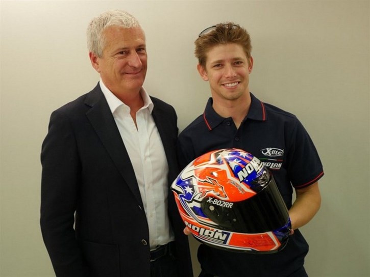 O Alberto Vergani με τον Casey Stoner για τον οποίο αναφέρεται με τα καλύτερα λόγια